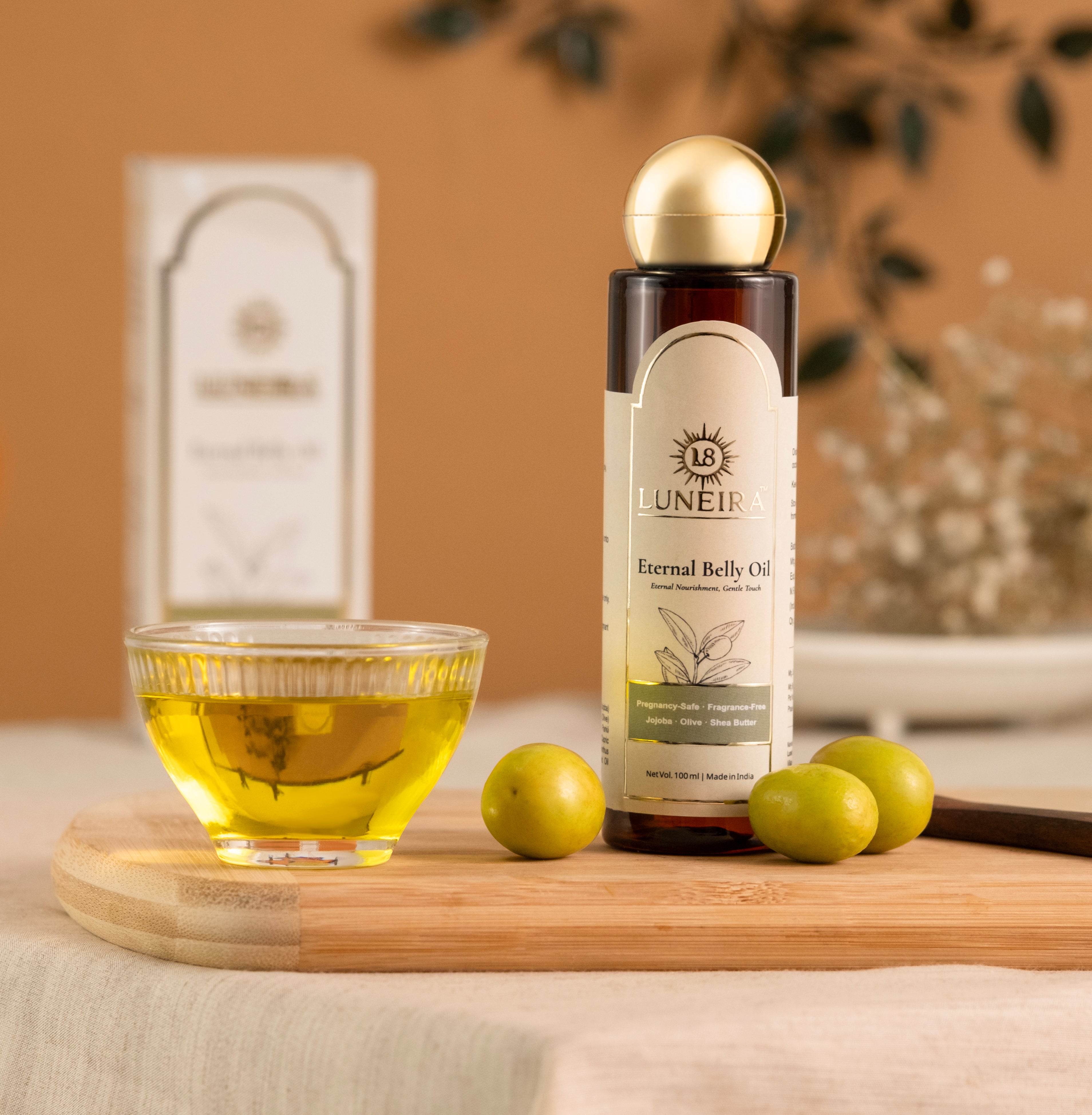 Luneira Eternal Belly Oil | Liquid Gold for Your Changing Shape