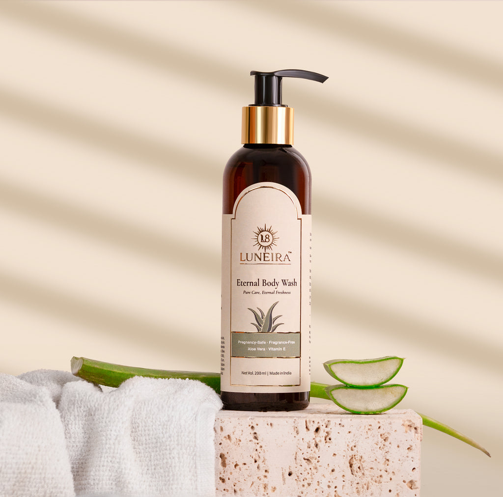 Luneira Eternal Body Wash | A Ritual of Pure, Unscented Luxury (Non-Foaming)