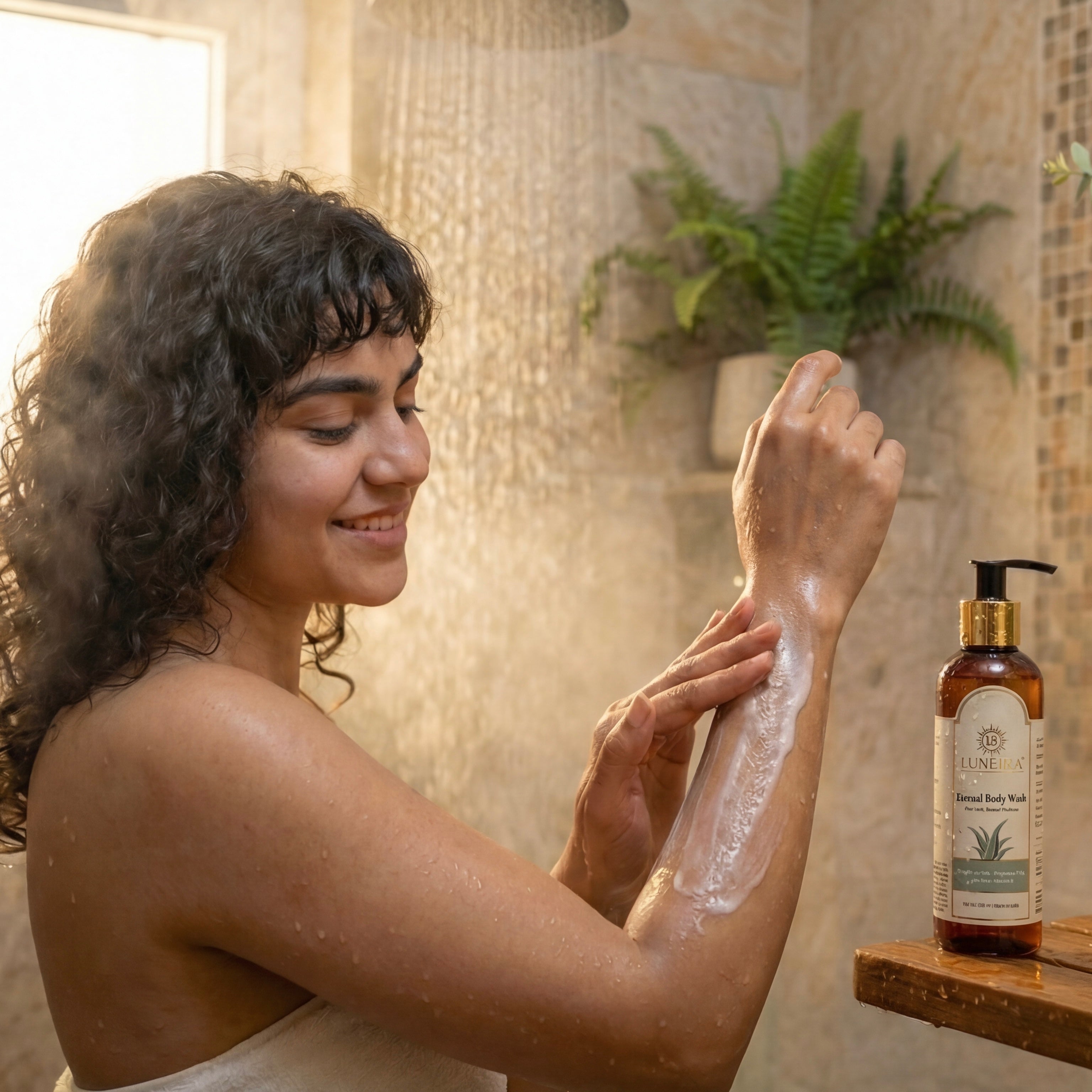 Luneira Eternal Body Wash | A Ritual of Pure, Unscented Luxury