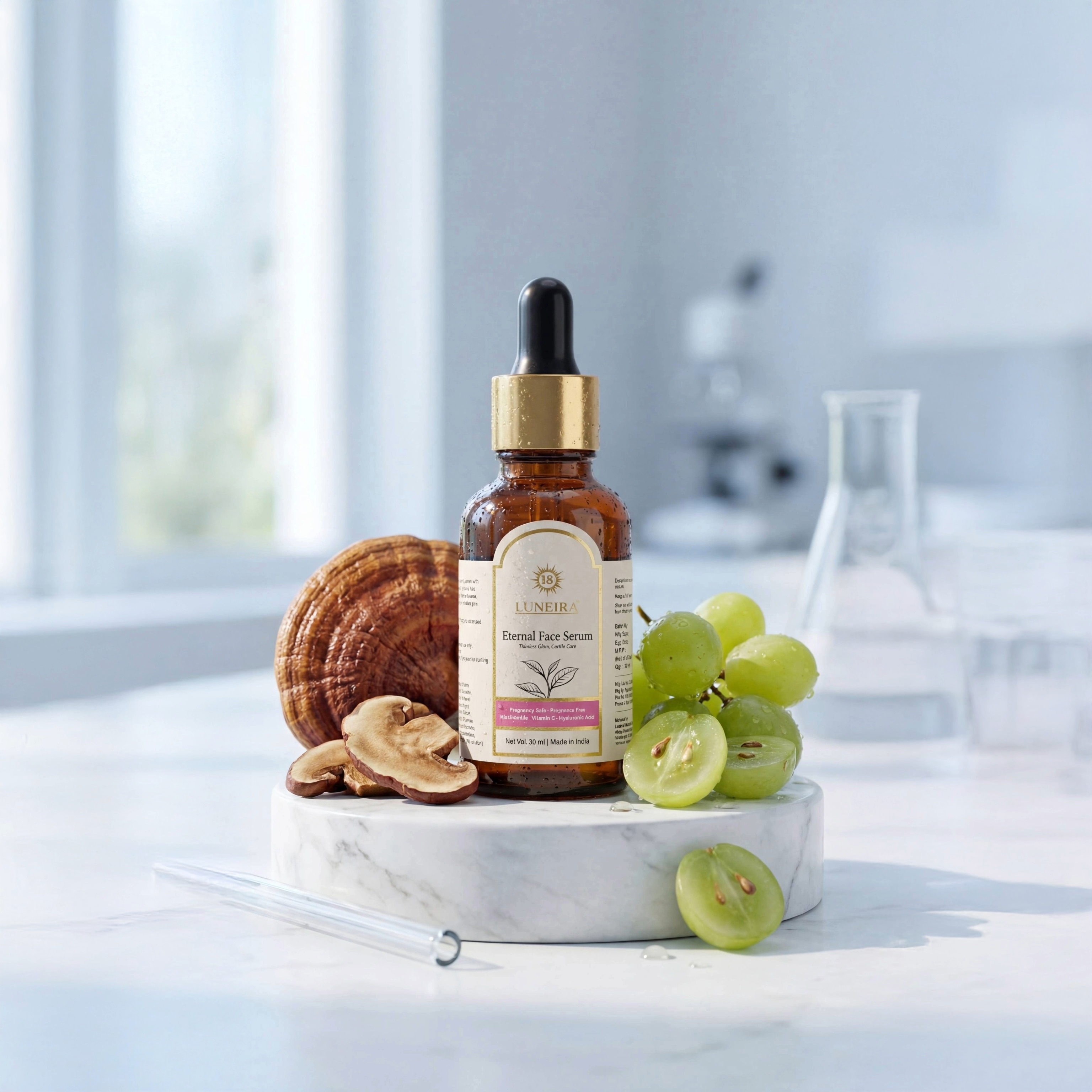 Luneira Eternal Face Serum | The Pregnancy Glow, Perfected by Science