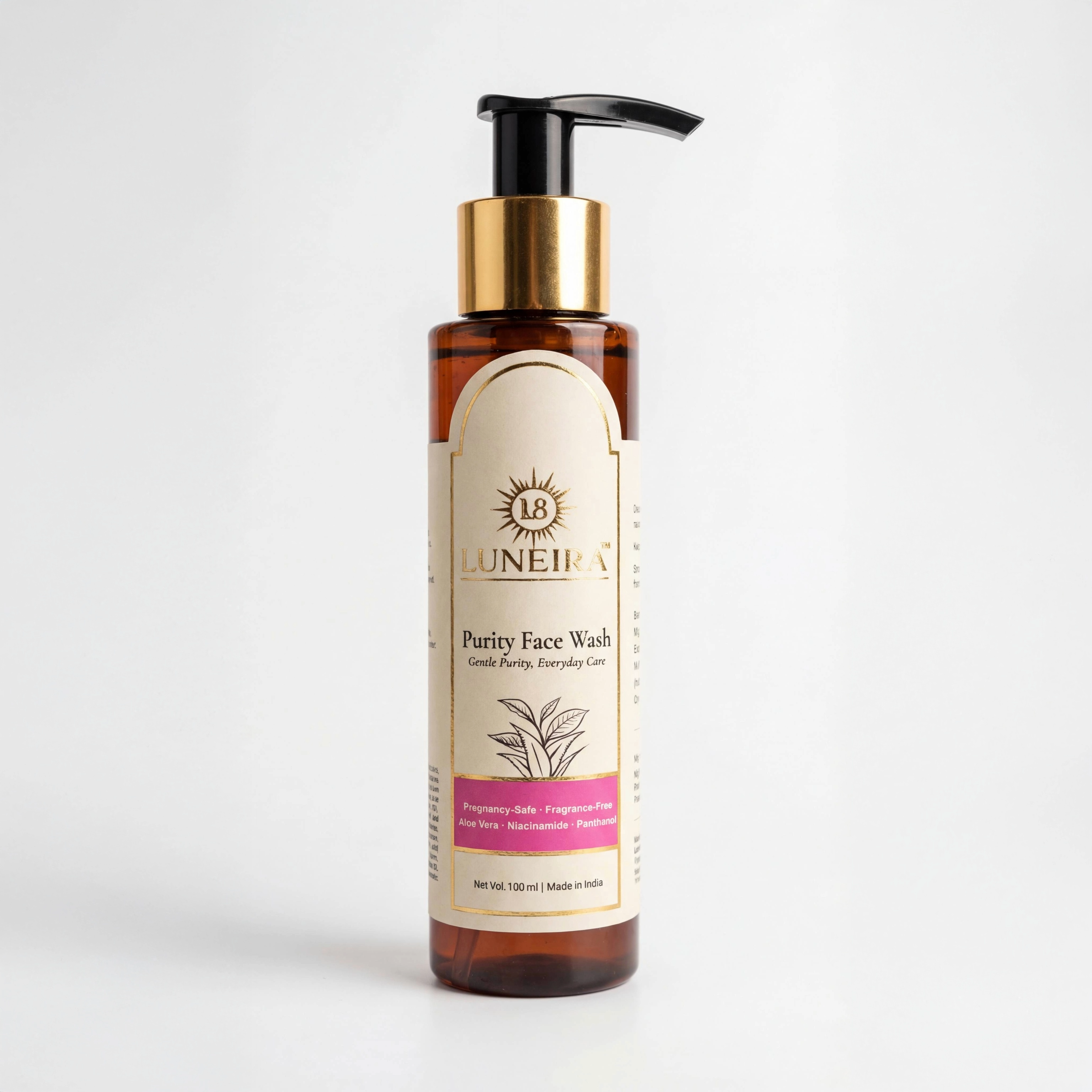 Luneira Purity Face Wash | Gentle Purity for Sensitive, Hormonal Skin