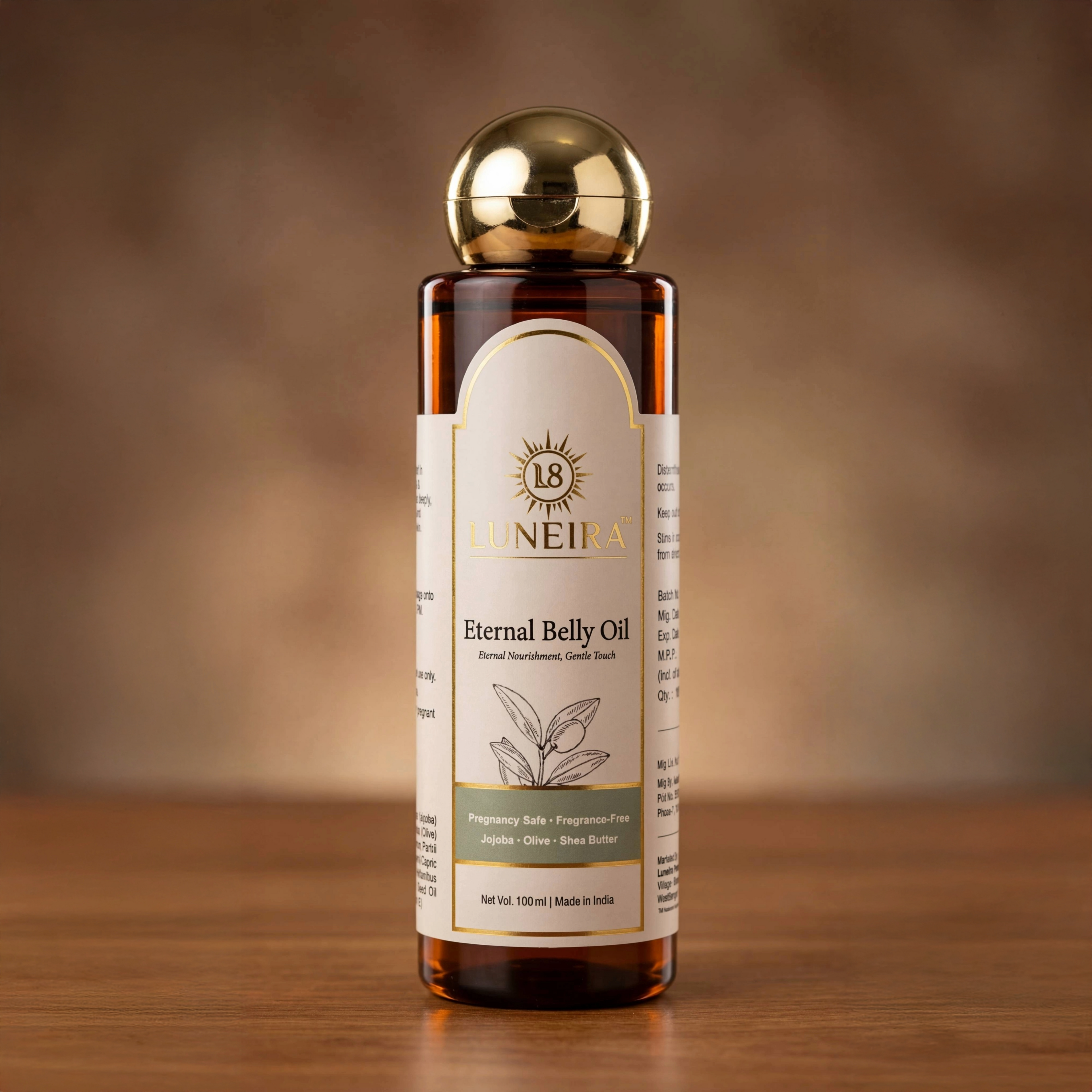 Luneira Eternal Belly Oil | Liquid Gold for Your Changing Shape